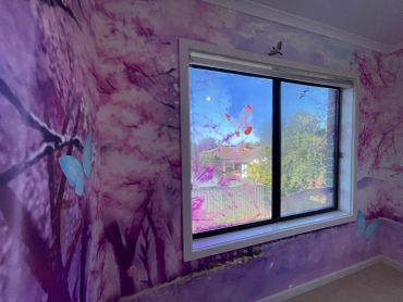 Window film and wall graphics
