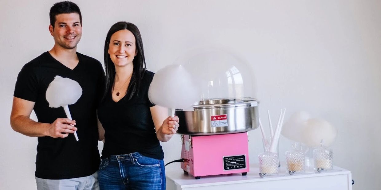 Cotton Candy Cart, Organic Sugar