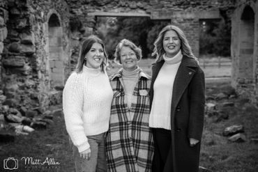 Mother and daughter portrait