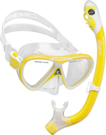SEAC Set snorkeling masque + tuba adulte BIS ZENITH yellow