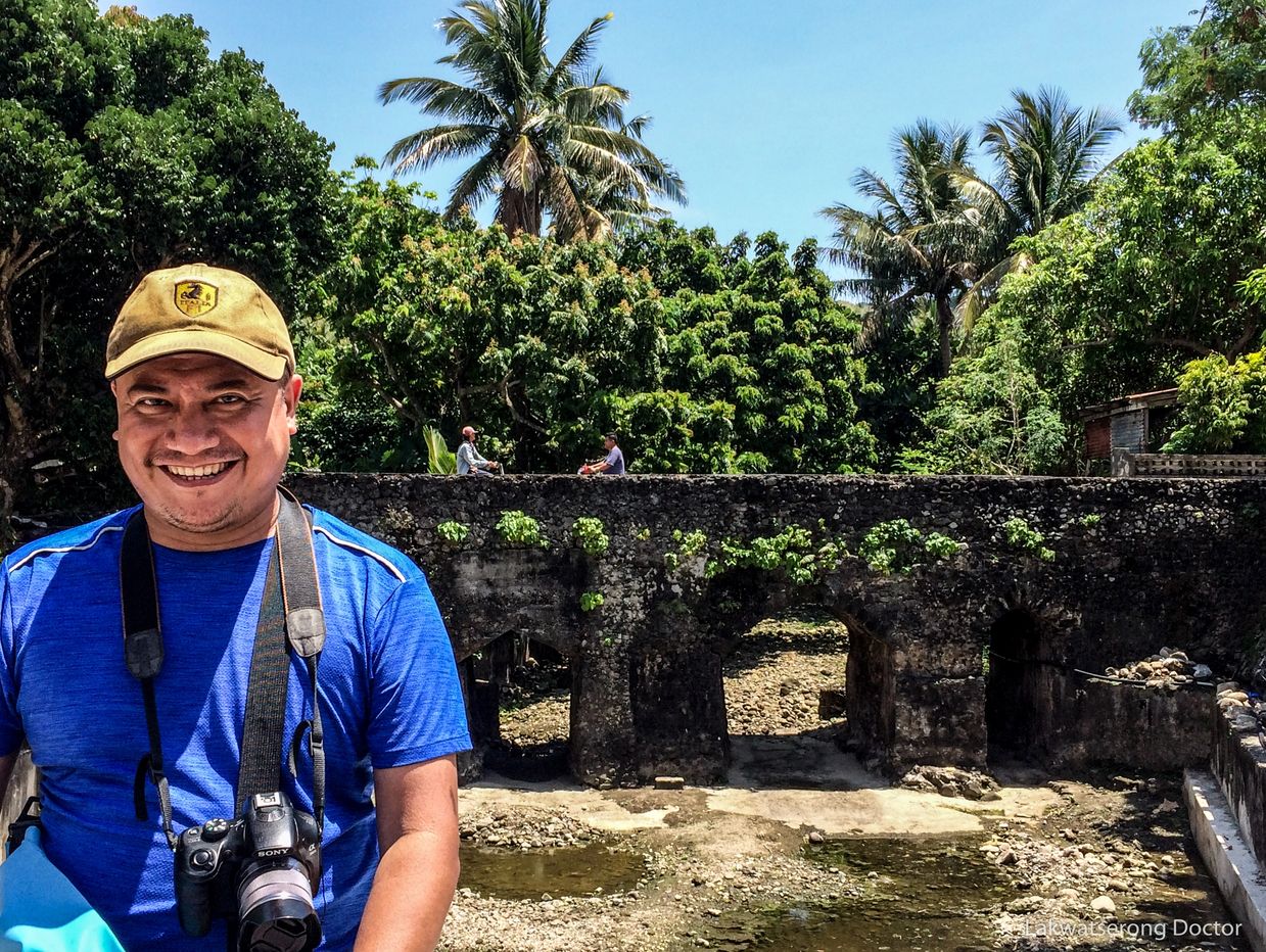 The oldest national road in Batanes at the background.