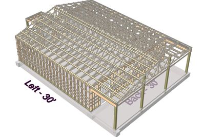 wood frame house designed with SmartBuild 