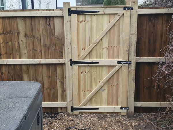Garden gate and fence