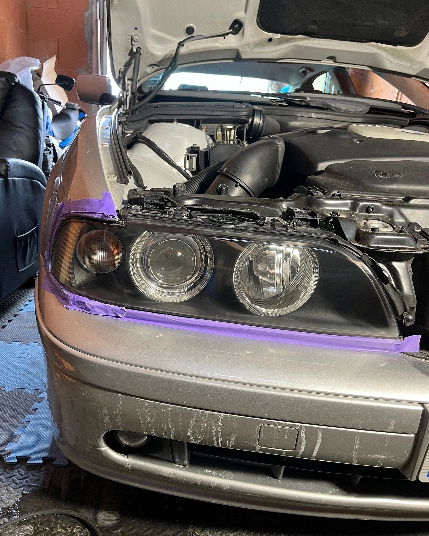 BMW — optiques à doubles projecteurs — Après