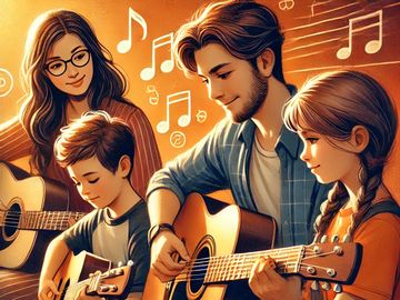 group guitar lesson