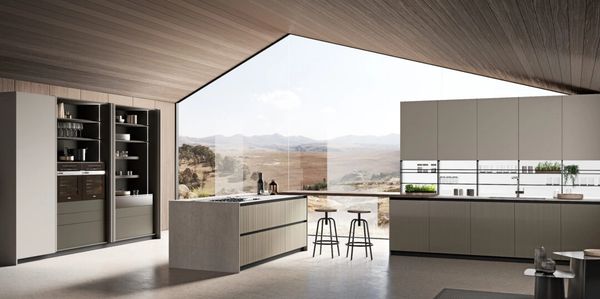 MandiCasa Kitchen with pocket doors!
