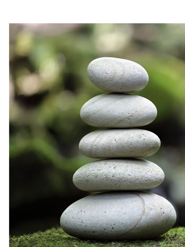 stacked stones represent building your life
