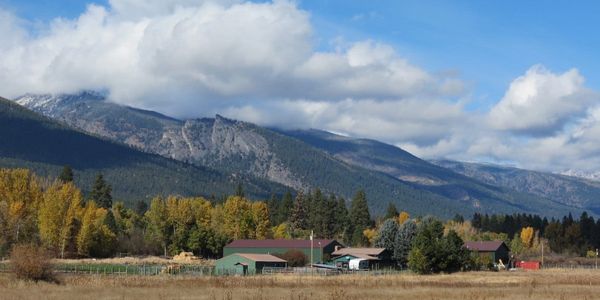 Our ranch in the heart of the Bitterroot Valley, Stevensville, MT.  Beautiful Bitterroot Mountains. 
