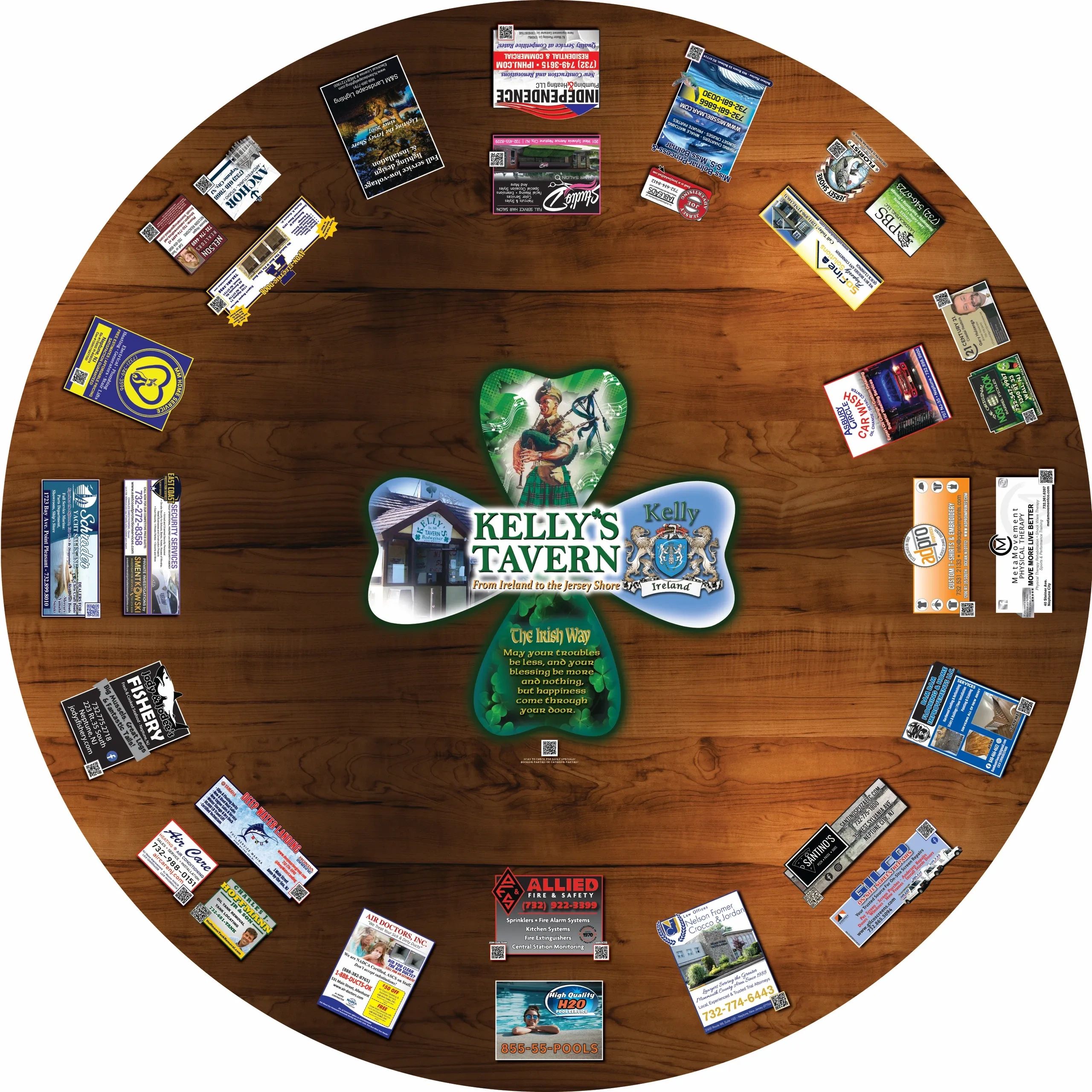 TABLE ADS SIZES AVAILABLE
