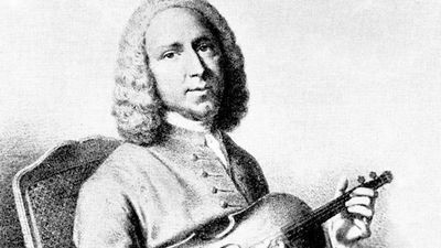 Drawing of Jean-Phillippe Rameau