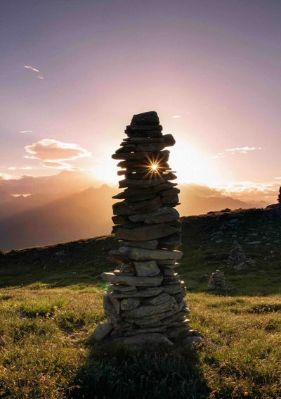 stacked stones, like stacking the breath