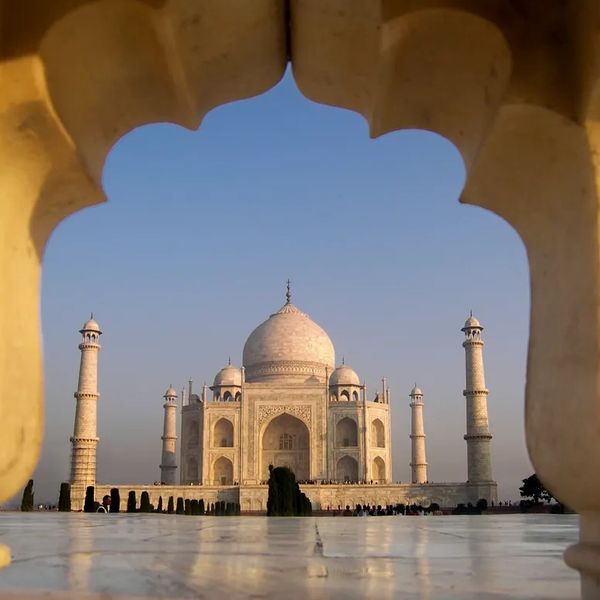 Taj Mahal - one of the Seven Wonders of the World.