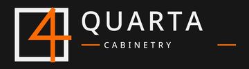Logo for Quarta Cabinetry with a stylized '4'.