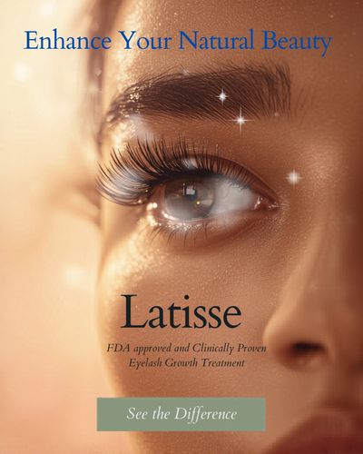 Face with long eyelashes