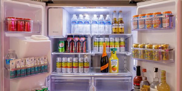 A fridge full of beverages