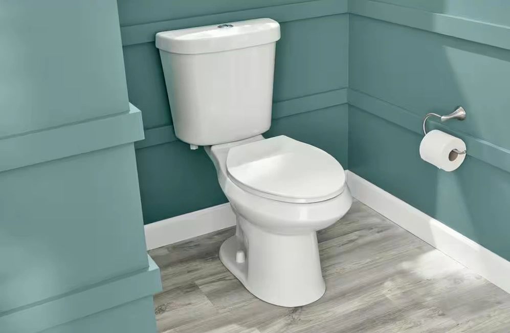 12 inch Rough In Two-Piece 1.1 GPF/1.6 GPF Dual Flush Elongated Toilet ...