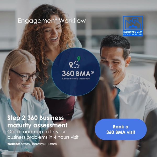 Business consultants conducting 360 BMA Due diligence