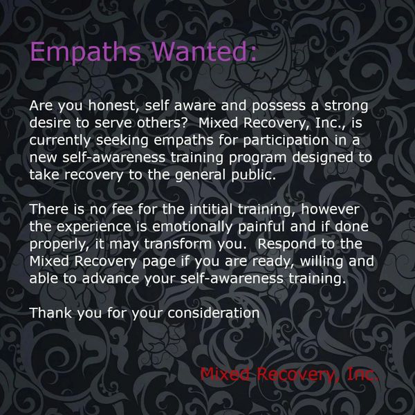 Empaths Wanted