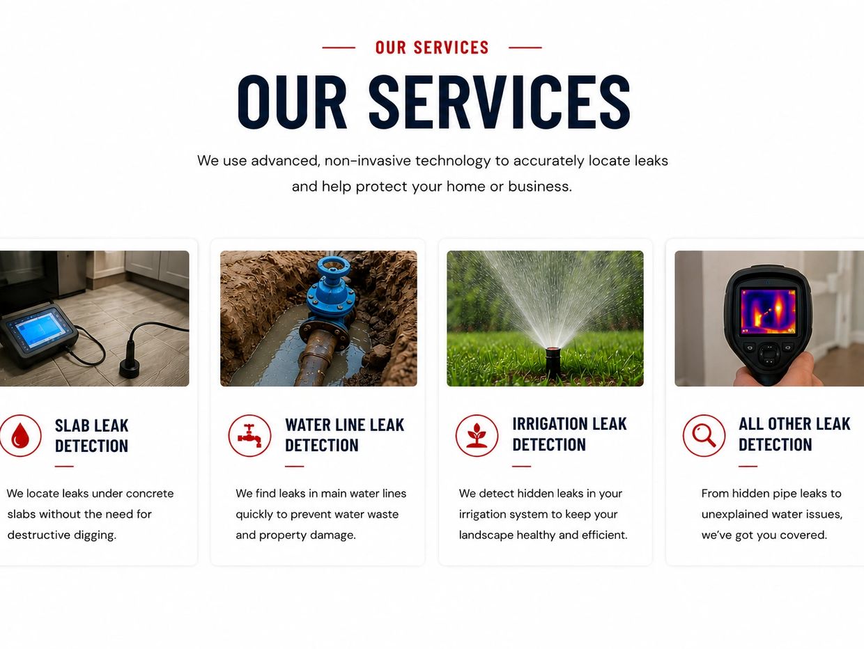 Service offerings for advanced leak detection technologies.
