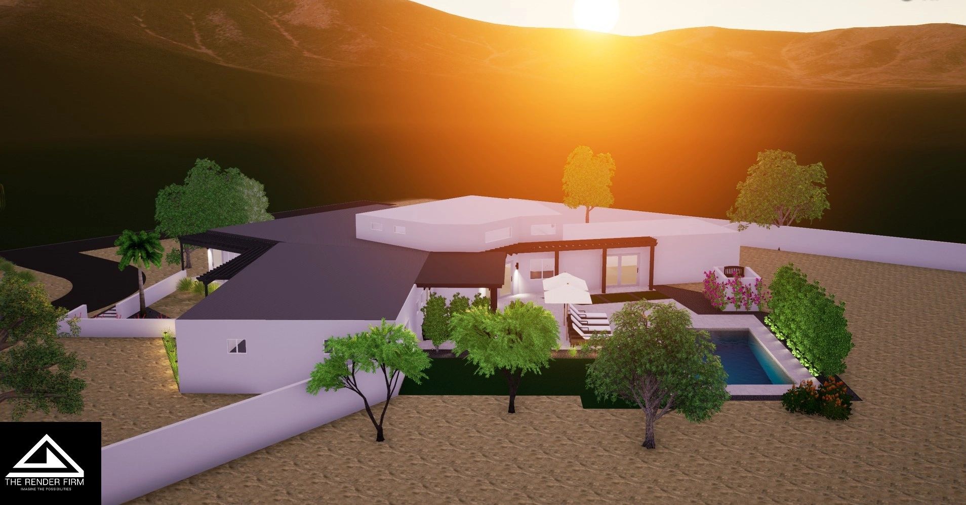 Scottsdale Arizona real estate 3 D renderings
