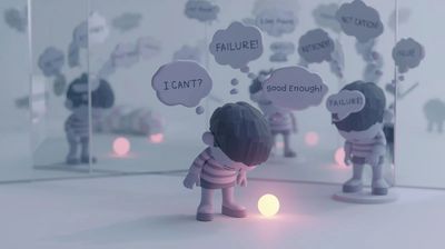 Child suffer stress, anxiety, trauma and emotional challenges discussing with a psychologist