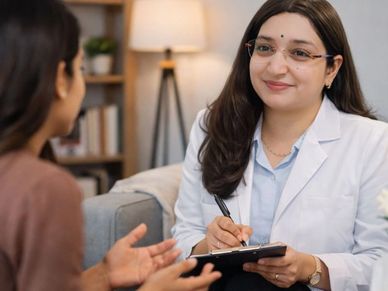 Professional counselling session with experienced psychologist providing emotional support