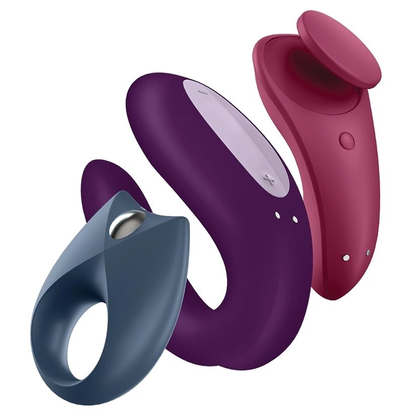 Satisfyer Partner Box 3 With App Controlled Sexy Secret + Double Joy ...