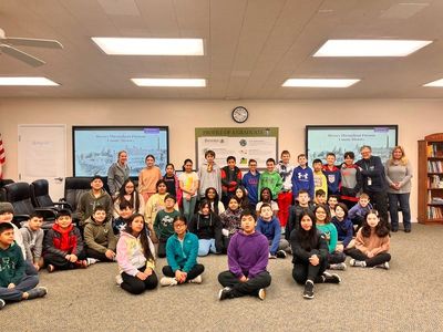 Museum Educator visits Brewster School 