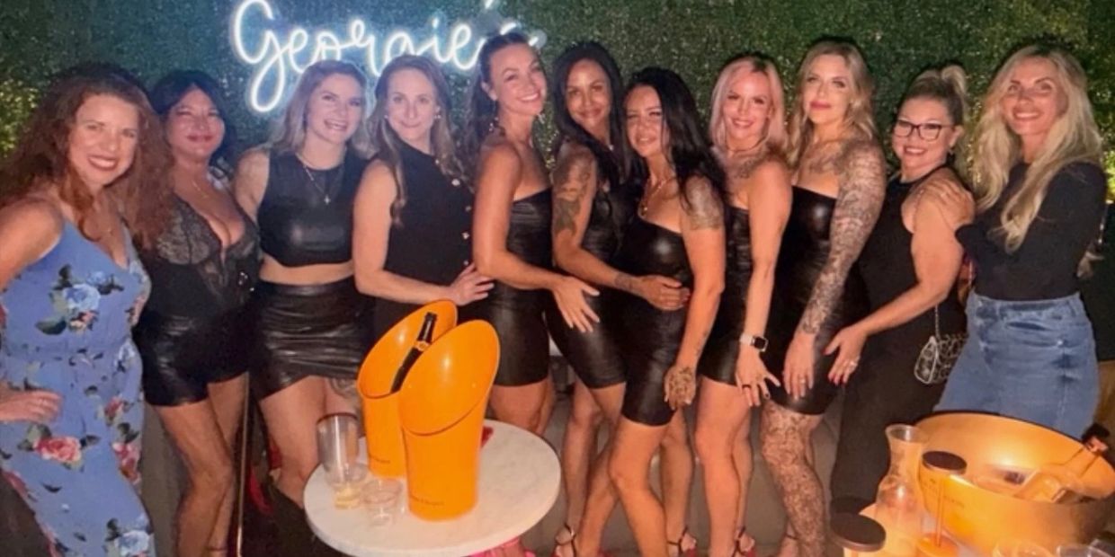 the mermaid haven women group all together