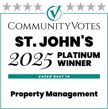 Community Votes St. John's 2025 Platinum Winner: Voted Best in Property Management.