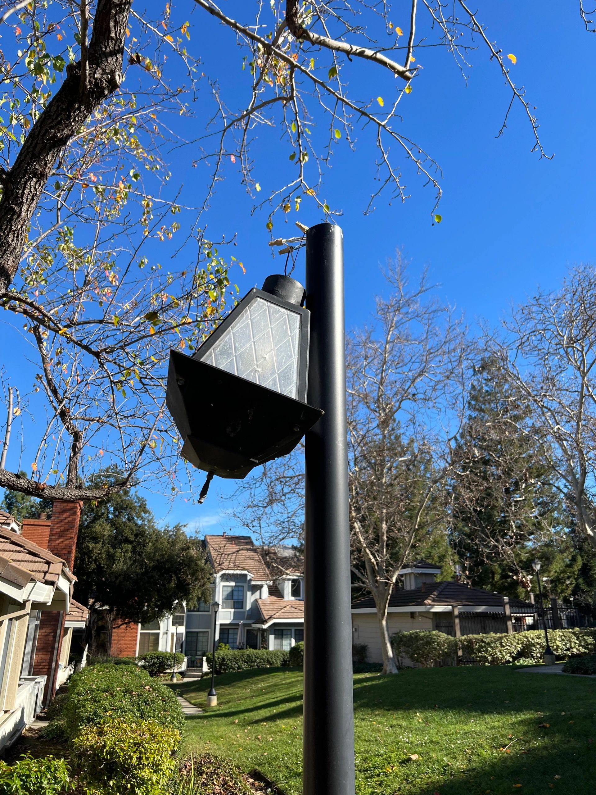 Light Fixture Repair - Before
