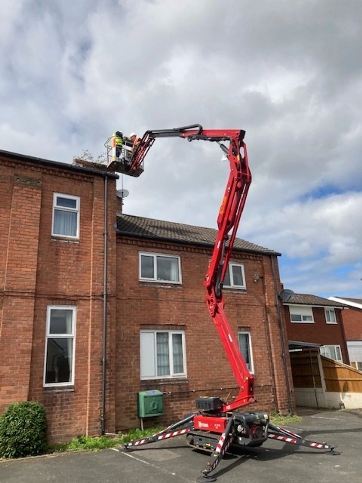 Specialist cleaning at height for hard-to-reach areas. Trained technicians with professional gear