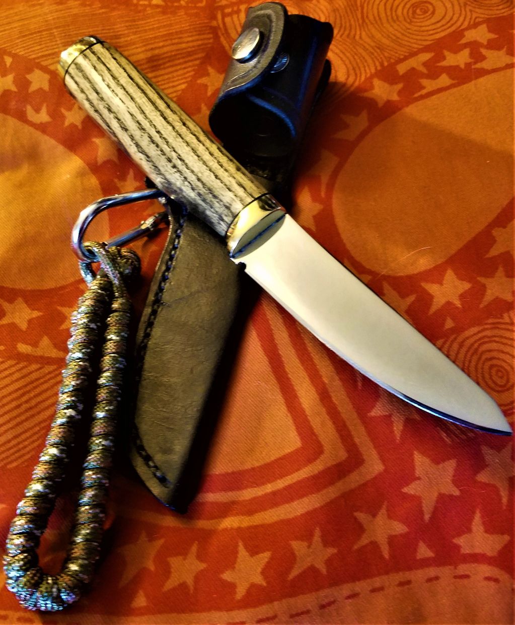 CMB Knives W1 High Carbon Steel Tactical Blade w/ CMB Knives Leather Sheath