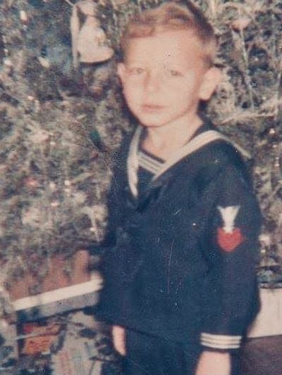 Chase when he was a young boy on Christmas Day.