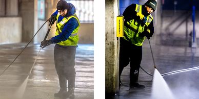 Storefront Pressure washing Las Vegas 