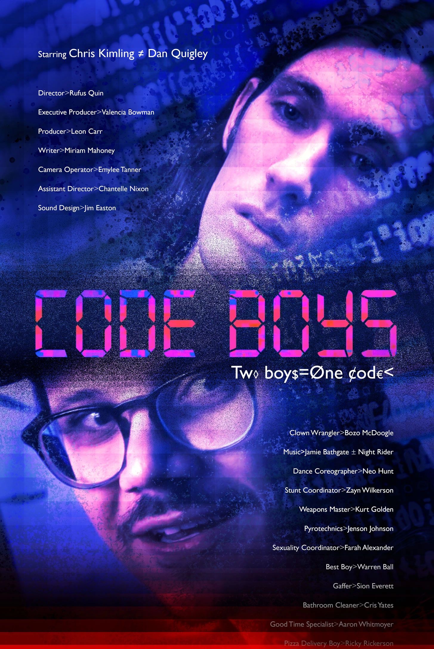 Code Boys is a short film produced in association with First Friday Filmmakers. Poster designed by A