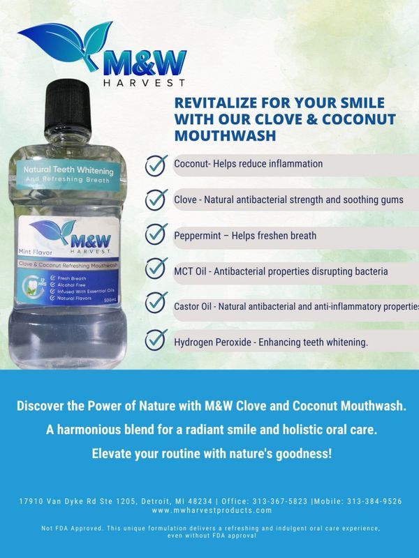 MW Harvest Clove and Coconut Mouthwash
