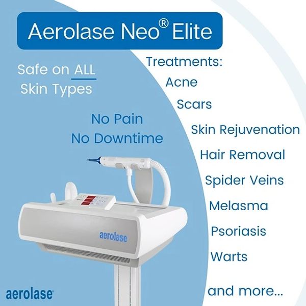 Aerolase Neo Elite treats many skin conditions on all skin types - FDA approved