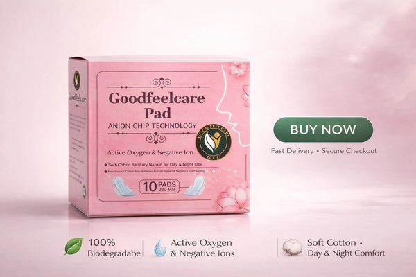Goodfeelcare Pad with anion chip technology for comfort and hygiene.