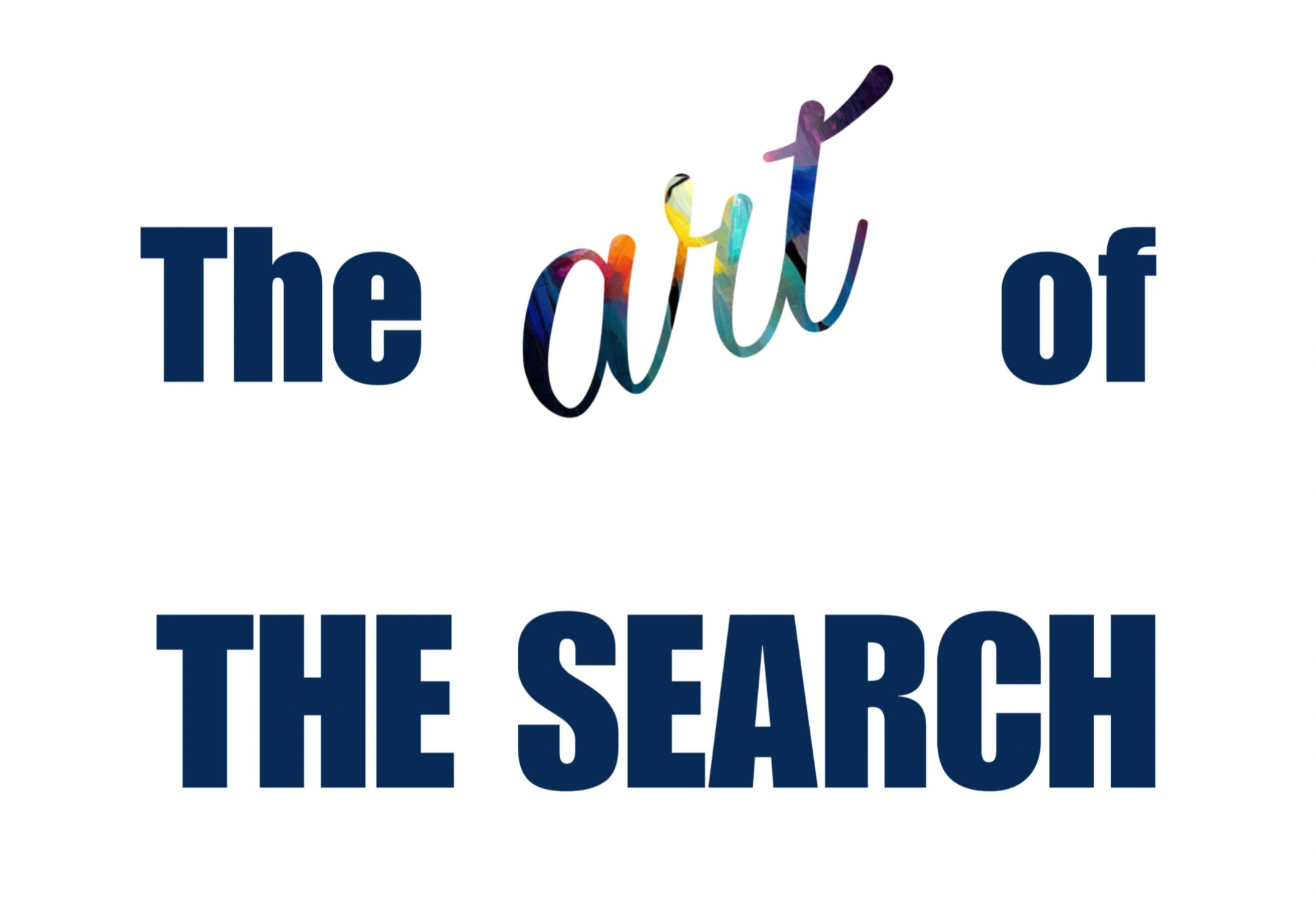Partial text with colorful 'art' in the phrase 'The art of'.