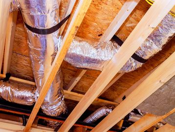 Subfloor Ducting In 2 Story Home