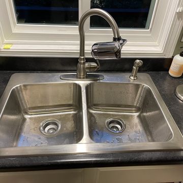 Double Sink Installation.