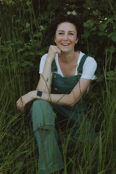 Preschool program director and outdoor school guide, in nature