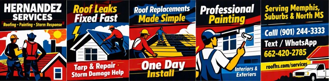 Hernandez Services 
Roofing, Painting & More