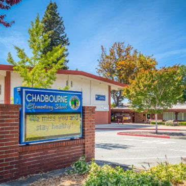 Chadbourne Elementary School sign outside the building.
