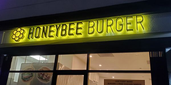 Honeybee Burger sign