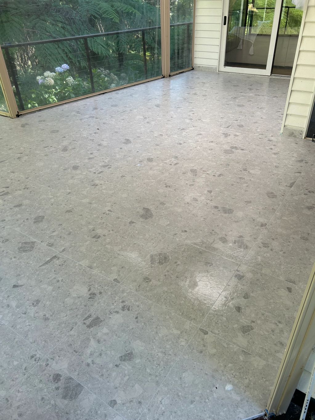 Balcony tiling in Olinda