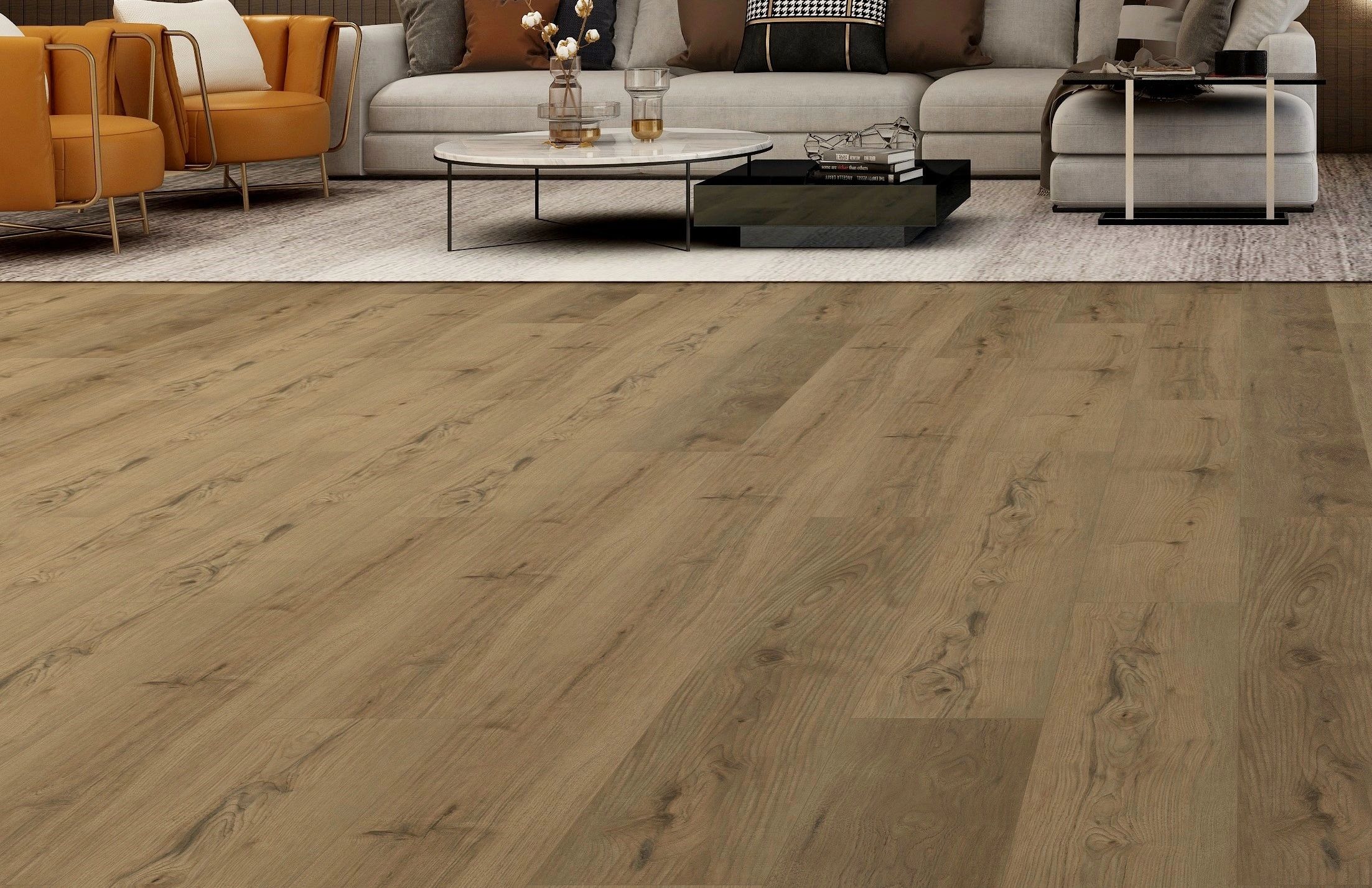 Home Decoration Waterproof Lvt/Spc/PVC/Msvp/Mspc Plastic/Hybrid