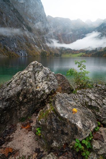 Herbststimmung am Obersee in Berchtesgaden