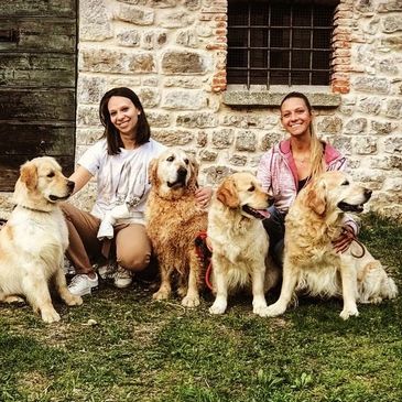 La nostra famiglia, noi e i nostri Golden Retriever